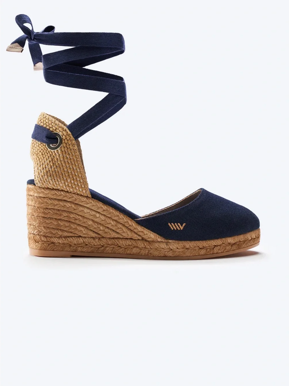 Sagaro Canvas Espadrille Wedges organic cotton Sz Eu‎ 38 US 7